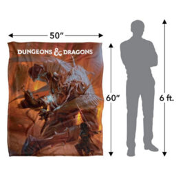Dungeons & Dragons Players Handbook Art Blanket White (One Size) - thumbnail 5
