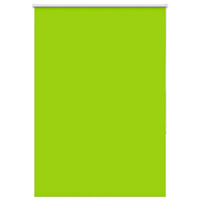 Berkfield Roller Blind Blackout Leaves Green 115X130 Cm Fabric Width 110.7 Cm Polyester - image 1