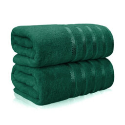 Casabella Bath Sheets 2 Pack Jumbo Bathsheet 90X180 Cm 100% Cotton Towels Quick Dry Super Soft Highly Absorbent Jade - thumbnail 1