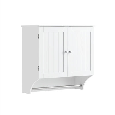 Sobuy Bzr84-W, Bathroom Wall Cabinet Medicine Cabinet Storage Cabinet Cupboard,white,w60Xd30Xh60 - image 1
