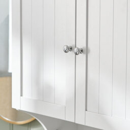 Sobuy Bzr84-W, Bathroom Wall Cabinet Medicine Cabinet Storage Cabinet Cupboard,white,w60Xd30Xh60 - thumbnail 7