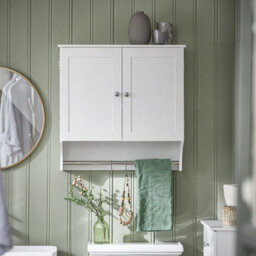 Sobuy Bzr84-W, Bathroom Wall Cabinet Medicine Cabinet Storage Cabinet Cupboard,white,w60Xd30Xh60 - thumbnail 2