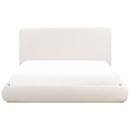 Beliani Ottoman Bed Fabric Campagne 180 X 200 Cm (Eu Super King) Light Beige - thumbnail 4