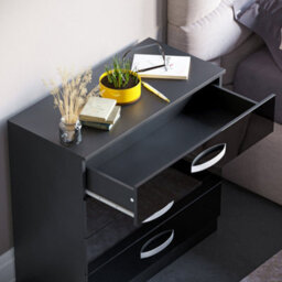 Lassic Vida Designs Hulio Black High Gloss 4 Drawer Chest (H)720mm (W)750mm (D)360mm - thumbnail 6