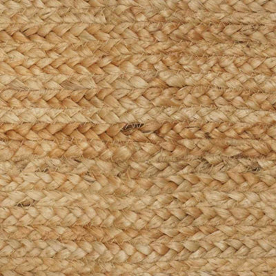 Berkfield Durable Handmade Rug Jute Natural 160X230 Cm - image 1