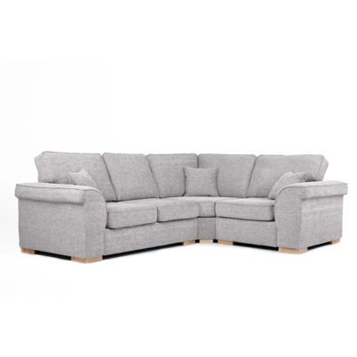 Hugo Right Hand Corner Sofa Silver