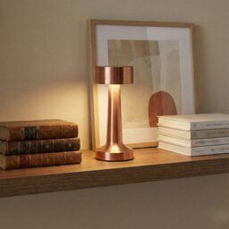 Urbn-Living Urbnliving Rechargeable Led Touch Table Lamp With Usb Charging - Copper Set Of 2 - thumbnail 5