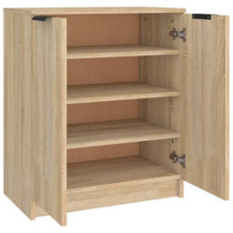 Walplus Shoe Cabinet Sonoma Oak 59X35X70 Cm Engineered Wood - thumbnail 5