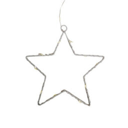 Samuel Alexander 1.2M Battery Operated Star Christmas Curtain Lights With 140 Warm White Leds - thumbnail 7