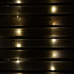 Samuel Alexander 1.2M Battery Operated Star Christmas Curtain Lights With 140 Warm White Leds - thumbnail 5
