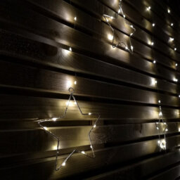 Samuel Alexander 1.2M Battery Operated Star Christmas Curtain Lights With 140 Warm White Leds - thumbnail 2