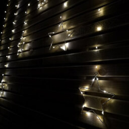 Samuel Alexander 1.2M Battery Operated Star Christmas Curtain Lights With 140 Warm White Leds - thumbnail 3