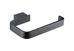 Aquarius Ft Toilet Roll Holder Matt Black - thumbnail 1