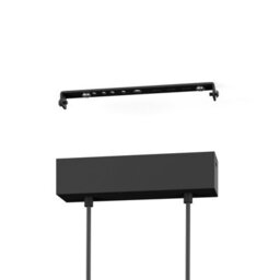 Eglo Panagria Modern Wood & Black Metal Pendant Light Wbs - thumbnail 3