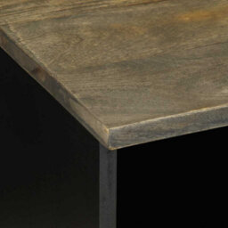 Berkfield Tv Cabinet Black 100X33X46 Cm Solid Wood Mango - thumbnail 6