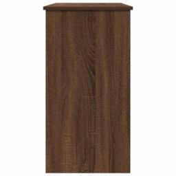 Berkfield Durable Desk Brown Oak 80X40X75 Cm Engineered Wood - thumbnail 6
