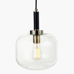 Pacific Lifestyle Minimalist Industrial Glass Pendant Light - thumbnail 3