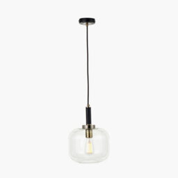 Pacific Lifestyle Minimalist Industrial Glass Pendant Light - thumbnail 2