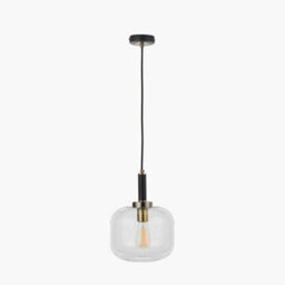 Pacific Lifestyle Minimalist Industrial Glass Pendant Light - thumbnail 1