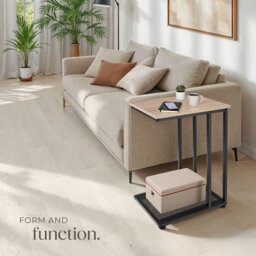 Tectake Bedside Table Eton - Industrial Style, 48 X 35 X 66 Cm - Industrial Wood Light, Oak Sonoma - thumbnail 8