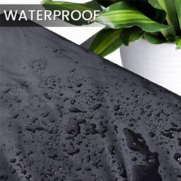 This V-Shaped Corner Sofa Cover, Made From 210D Black Oxford Fabric, Is Ideal For Patios And Outdoor Spaces. - thumbnail 2