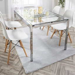 My Washable Faux Fur Grey Rug By Origins-67Cm X 200Cm - thumbnail 1