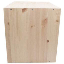 Woodeedoo Set Of 3 Cube Shelving Units Natural Pine Bookcase Storage Diy Freestanding Furniture Room Organisation 45 X 39 X 35 Cm - thumbnail 8