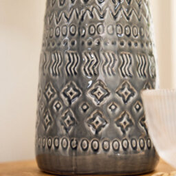 Dibor Classic Dark Grey Bedroom Living Room Bedside Table Lamp - thumbnail 4