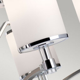 Luminosa Lighting Elstead Prospect Park 9 Light Multi Arm Chandelier Satin Nickel, Chrome Finish, E27 - thumbnail 3