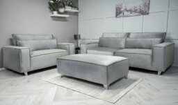 Stratus Interiors Modular Sofa Sloane Chunky Upholstered Soft Velvet Full Back Cushions - 1 Seater - thumbnail 2