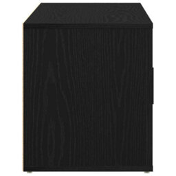 Berkfield Tv Cabinet Black Oak 100X35X40 Cm Engineered Wood - thumbnail 7