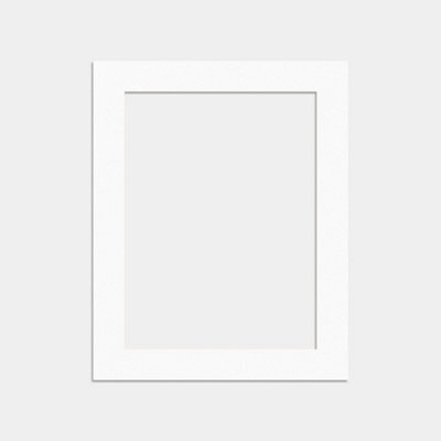 Ak Frames 50X40Cm White Picture Mounts To Fit 40X30Cm Aperture Size - Mount Board Only (No Frame Included) - image 1