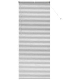 Berkfield Modern Window Blind With Curtains Manual Silver Aluminium