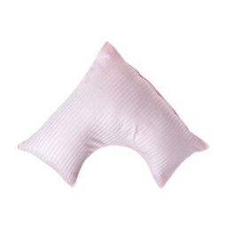 Homescapes Pink Egyptian Cotton Super Soft V Shaped Pillowcase 330 Tc