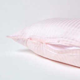 Homescapes Pink Egyptian Cotton Super Soft V Shaped Pillowcase 330 Tc - thumbnail 3