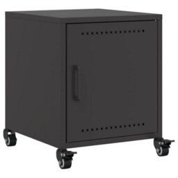 Berkfield Bedside Cabinets 2 Pcs Black 36X39X43.5 Cm Steel - thumbnail 5