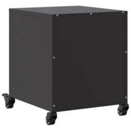 Berkfield Bedside Cabinets 2 Pcs Black 36X39X43.5 Cm Steel - thumbnail 8