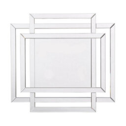 Buttercup Farm Farley Tri Rectangle Frame Mirror - Glass/mdf - L1.9 X W100 X H110 Cm - thumbnail 1
