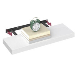 LEDREM Wall Shelf, Floating Shelf, Wall Mounted, 20 X 60 X 3.8 Cm, For Picture Frames, Wall Decor, Living Room, Study, Kitchen - thumbnail 2