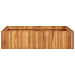 Berkfield Garden Raised Bed 100X100X25 Cm Solid Acacia Wood - thumbnail 2