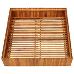 Berkfield Garden Raised Bed 100X100X25 Cm Solid Acacia Wood - thumbnail 3
