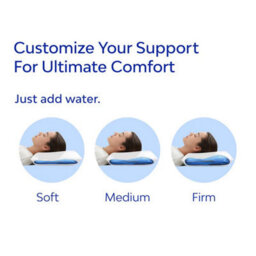 Mediflow Waterbase™ Fibre Pillow Adjustable Firmness For Better Sleep And Neck Pain Relief - thumbnail 6