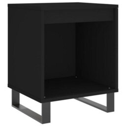Berkfield Bedside Cabinets 2 Pcs Black 40X35X50 Cm Engineered Wood - thumbnail 4