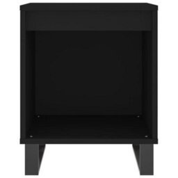 Berkfield Bedside Cabinets 2 Pcs Black 40X35X50 Cm Engineered Wood - thumbnail 5