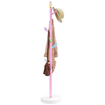 Vidaxl Coat Stand Pink 172 Cm Powder-Coated Iron - image 1