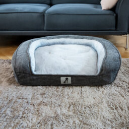 All Pond Solutions All Pet Solutions Duke Luxury High Density Foam Sofa Dog Bed Grey Large - thumbnail 9