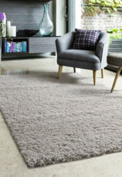 Melrose Venus Shaggy Light Natural High Pile Large Area Rug 140/200Cm - thumbnail 1
