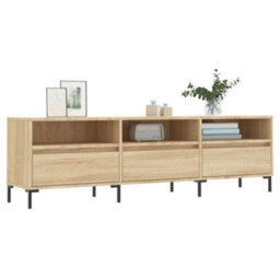 Berkfield Tv Cabinet Sonoma Oak 150X30X44.5 Cm Engineered Wood - thumbnail 3