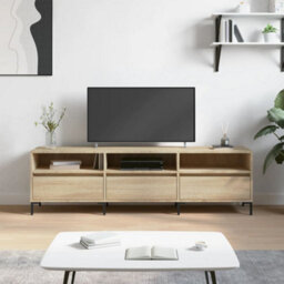 Berkfield Tv Cabinet Sonoma Oak 150X30X44.5 Cm Engineered Wood