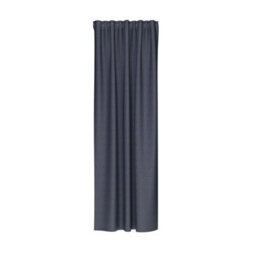 Bricoflor Blackout Curtain With Concealed Loops  - Grey - 2,45 X 1,40 M - Plain - thumbnail 6